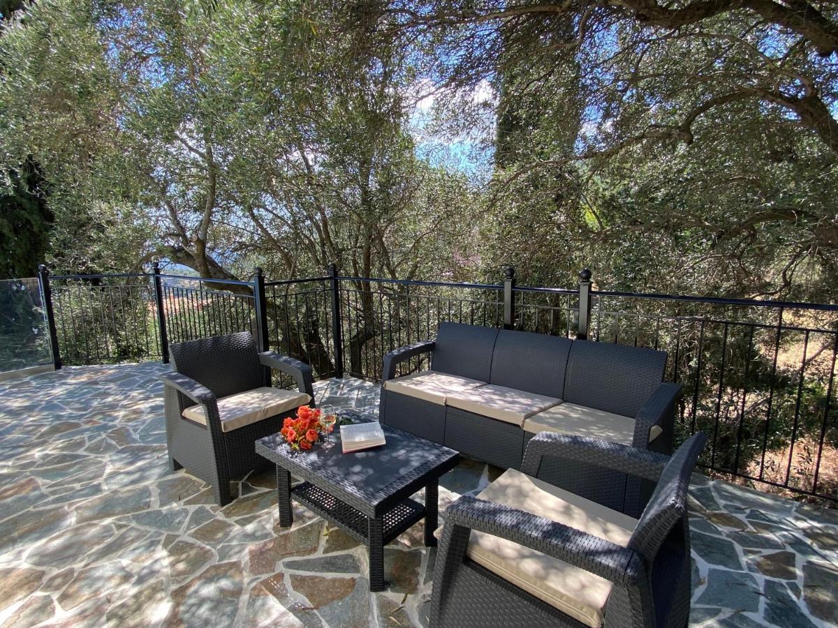 Rizaria Sea View House Villa Spartylas Bagian luar foto