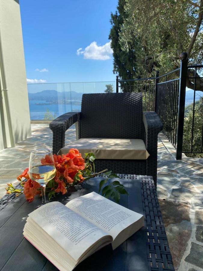 Rizaria Sea View House Villa Spartylas Bagian luar foto
