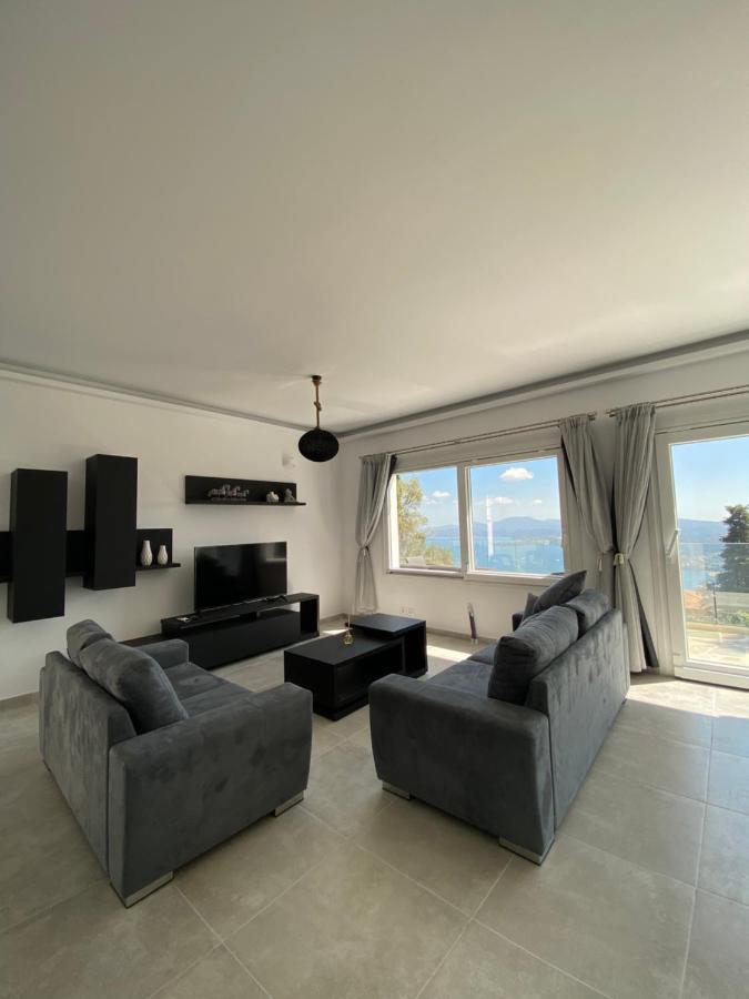Rizaria Sea View House Villa Spartylas Bagian luar foto
