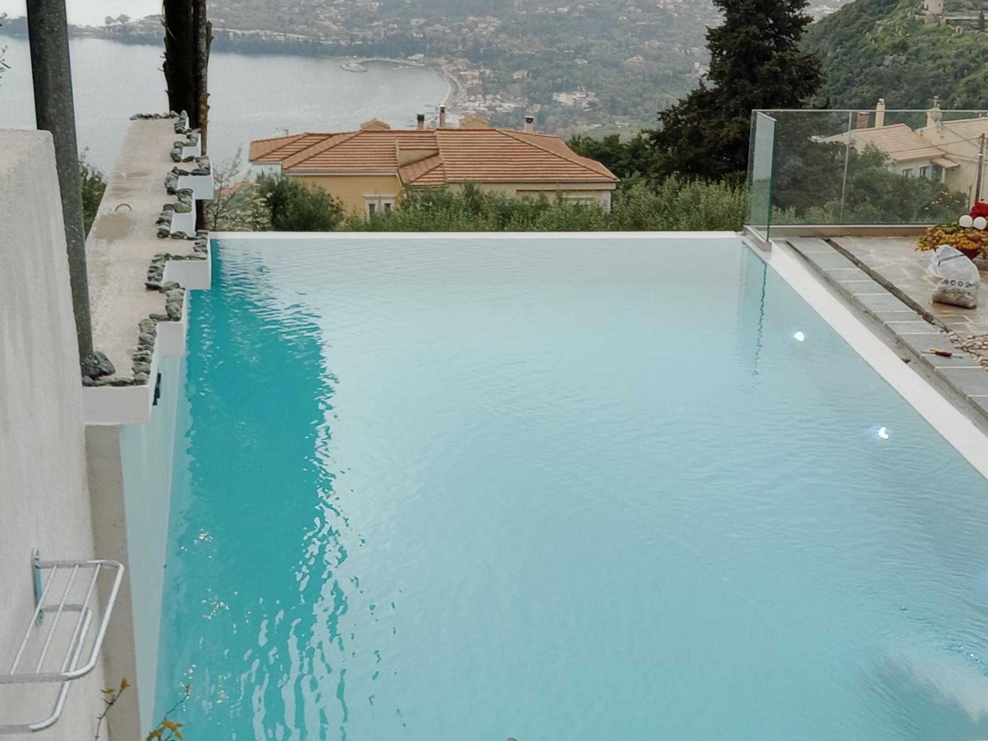 Rizaria Sea View House Villa Spartylas Bagian luar foto