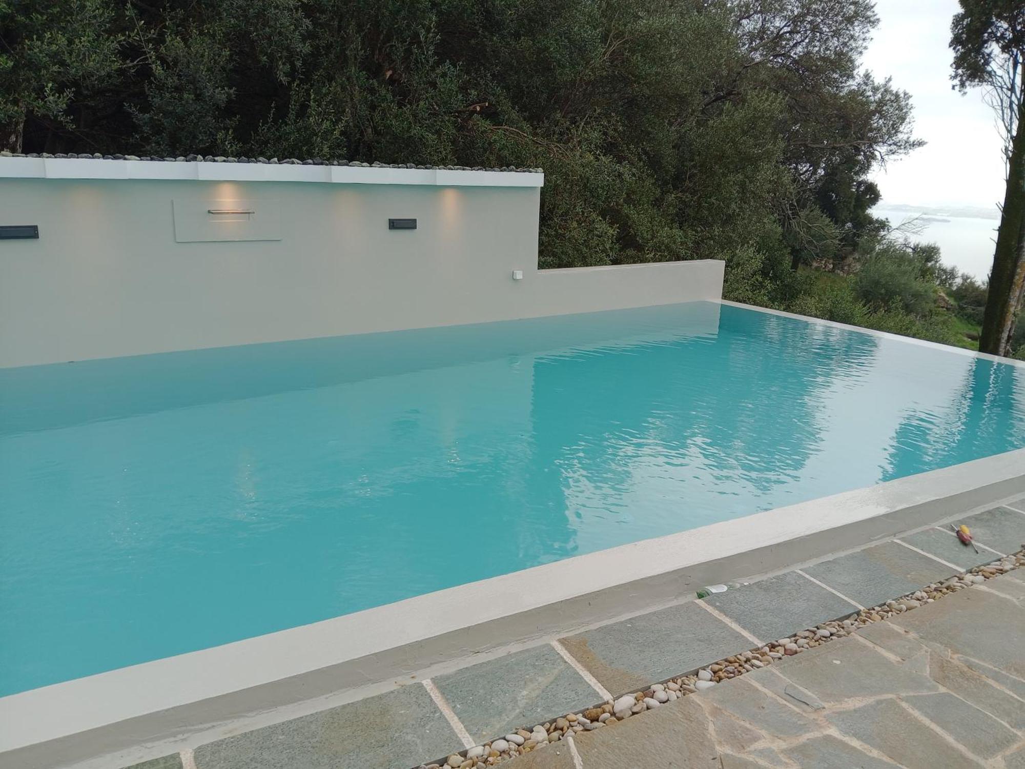 Rizaria Sea View House Villa Spartylas Bagian luar foto