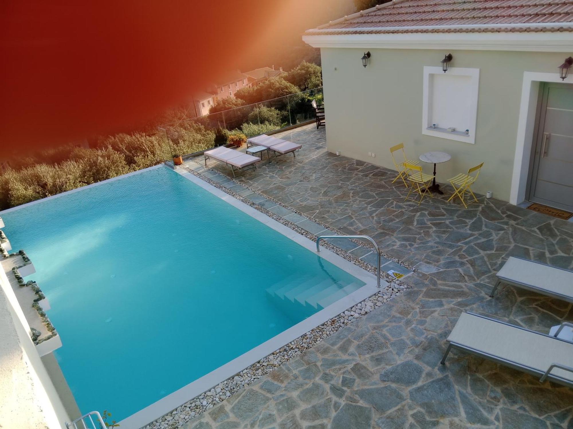 Rizaria Sea View House Villa Spartylas Bagian luar foto