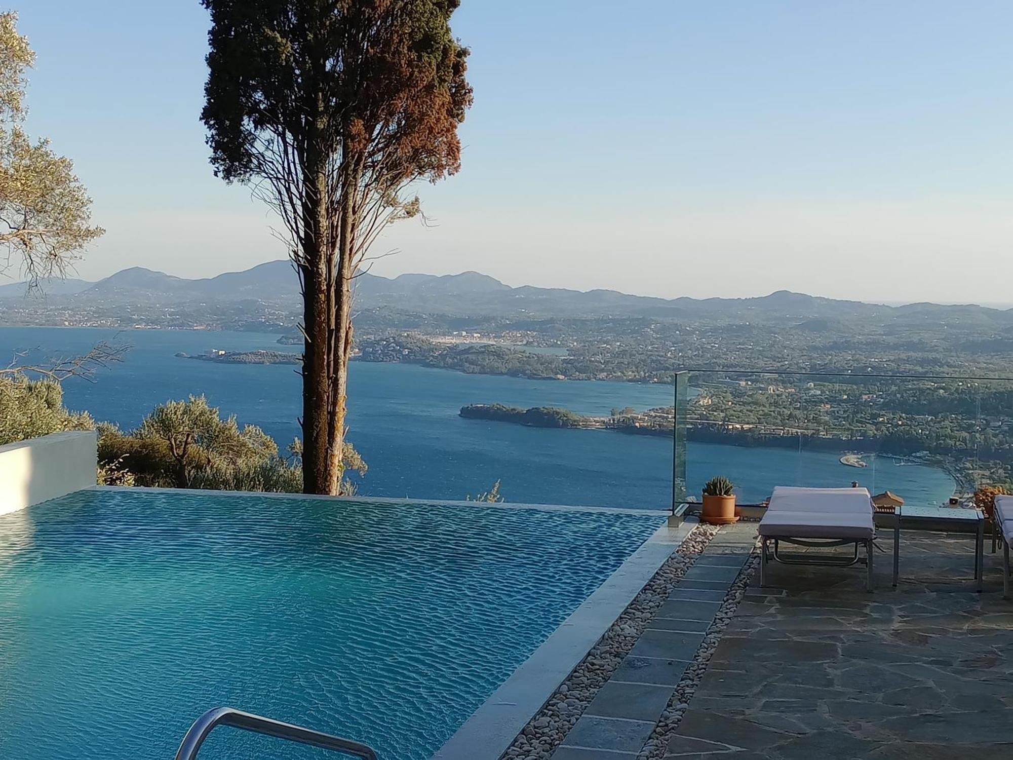 Rizaria Sea View House Villa Spartylas Bagian luar foto