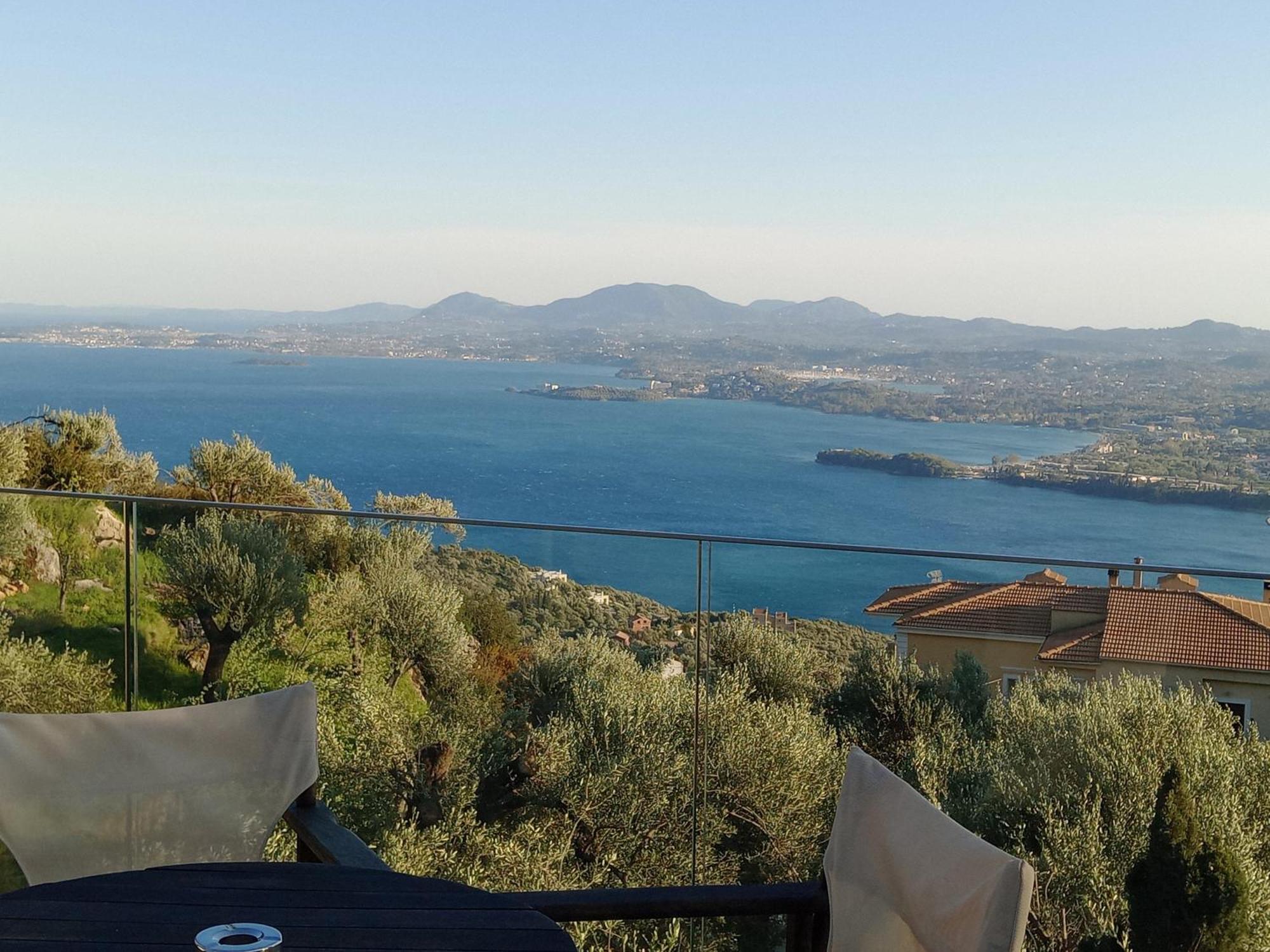 Rizaria Sea View House Villa Spartylas Bagian luar foto