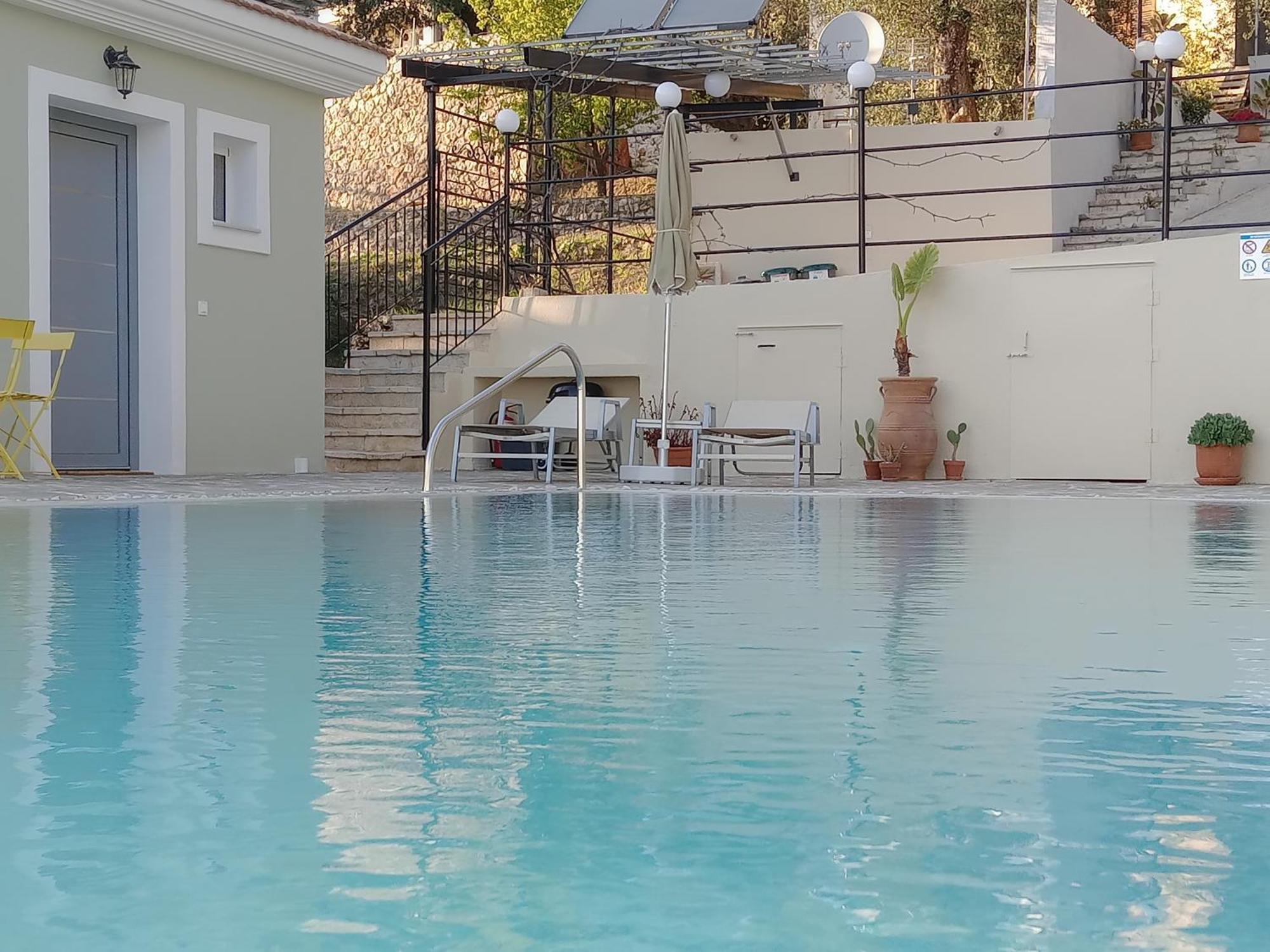 Rizaria Sea View House Villa Spartylas Bagian luar foto