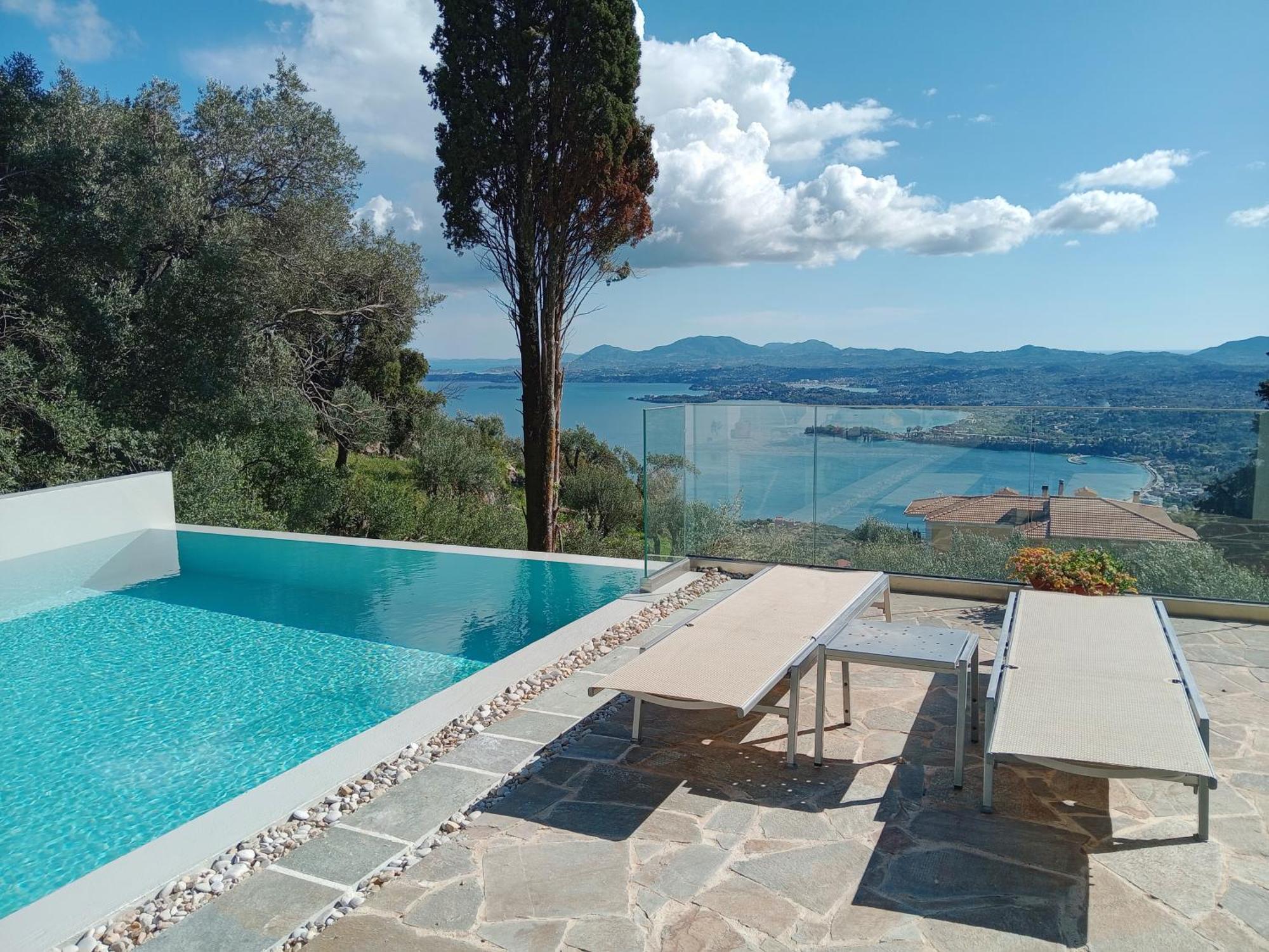Rizaria Sea View House Villa Spartylas Bagian luar foto