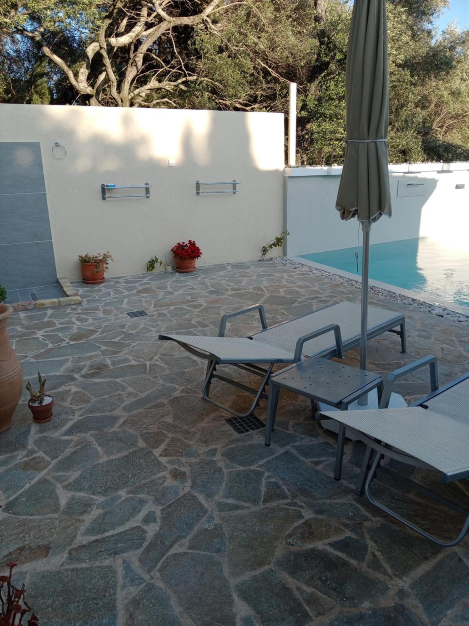 Rizaria Sea View House Villa Spartylas Bagian luar foto